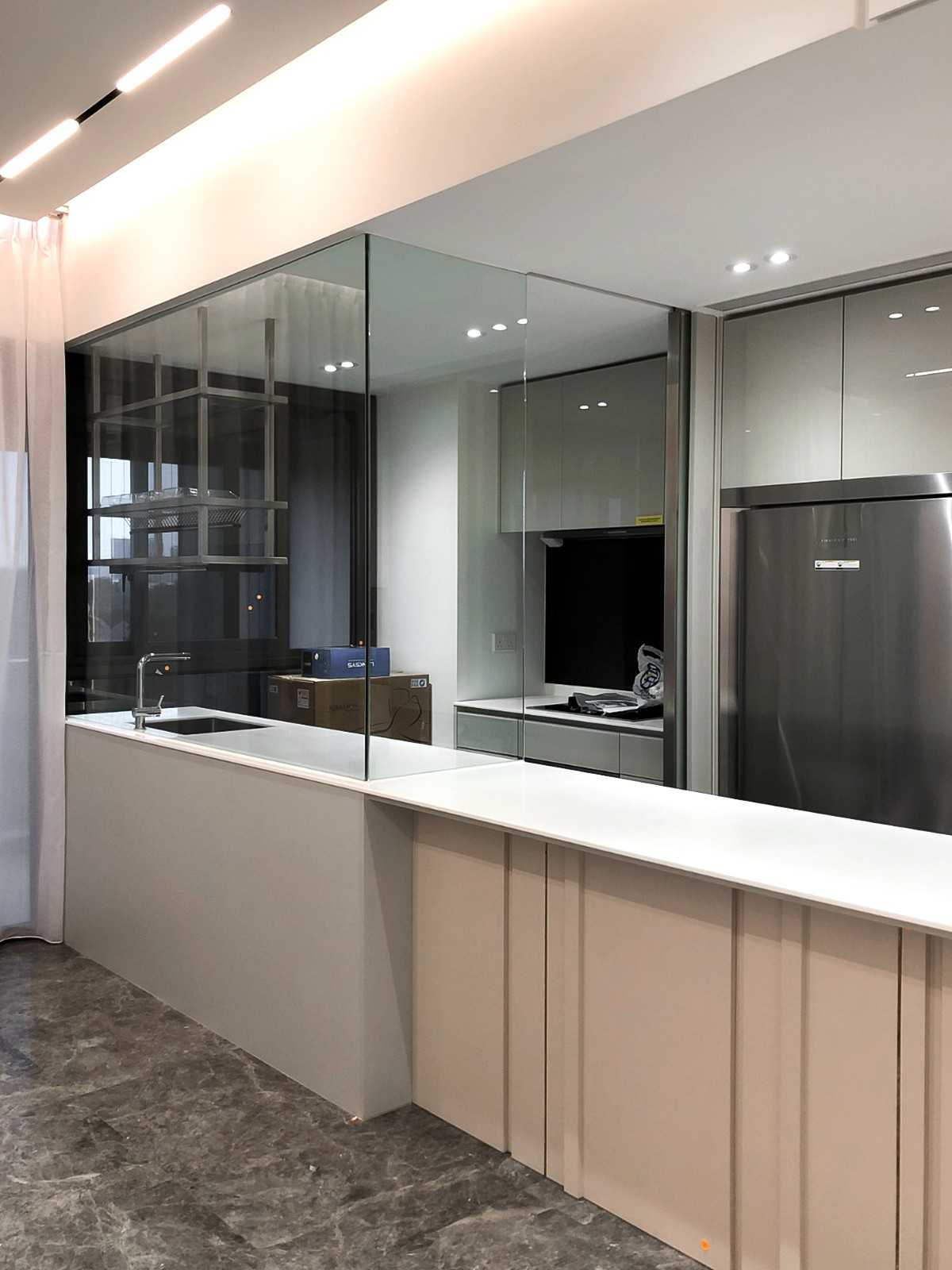 Scandinavian Kitchen with Kitchen Window and Kitchen Accessories