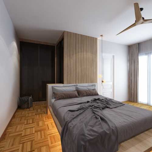 Contemporary Bedroom at Landed