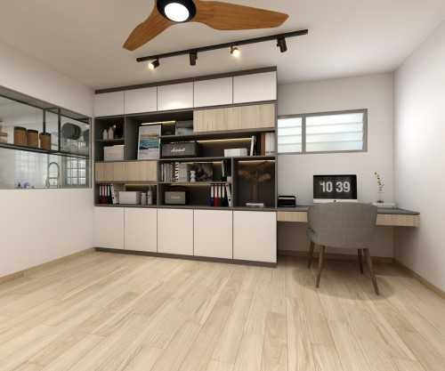Contemporary Home Office at Home