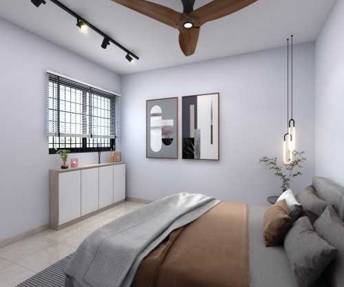 Asian Bedroom at Home II