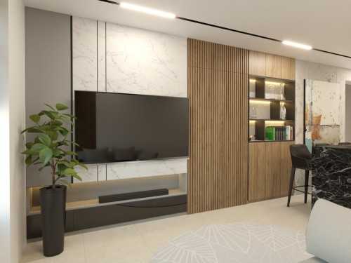 Scandinavian Living Room at YISHUN GLEN (HDB BTO)