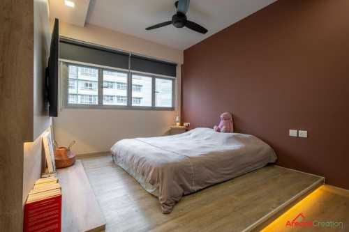 Scandinavian Bedroom at Keat Hong Crest