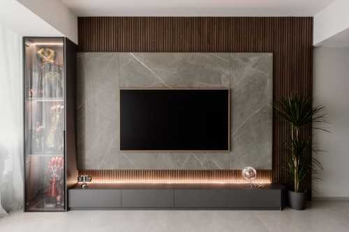 Modern Living Room at 81 West Coast Drive