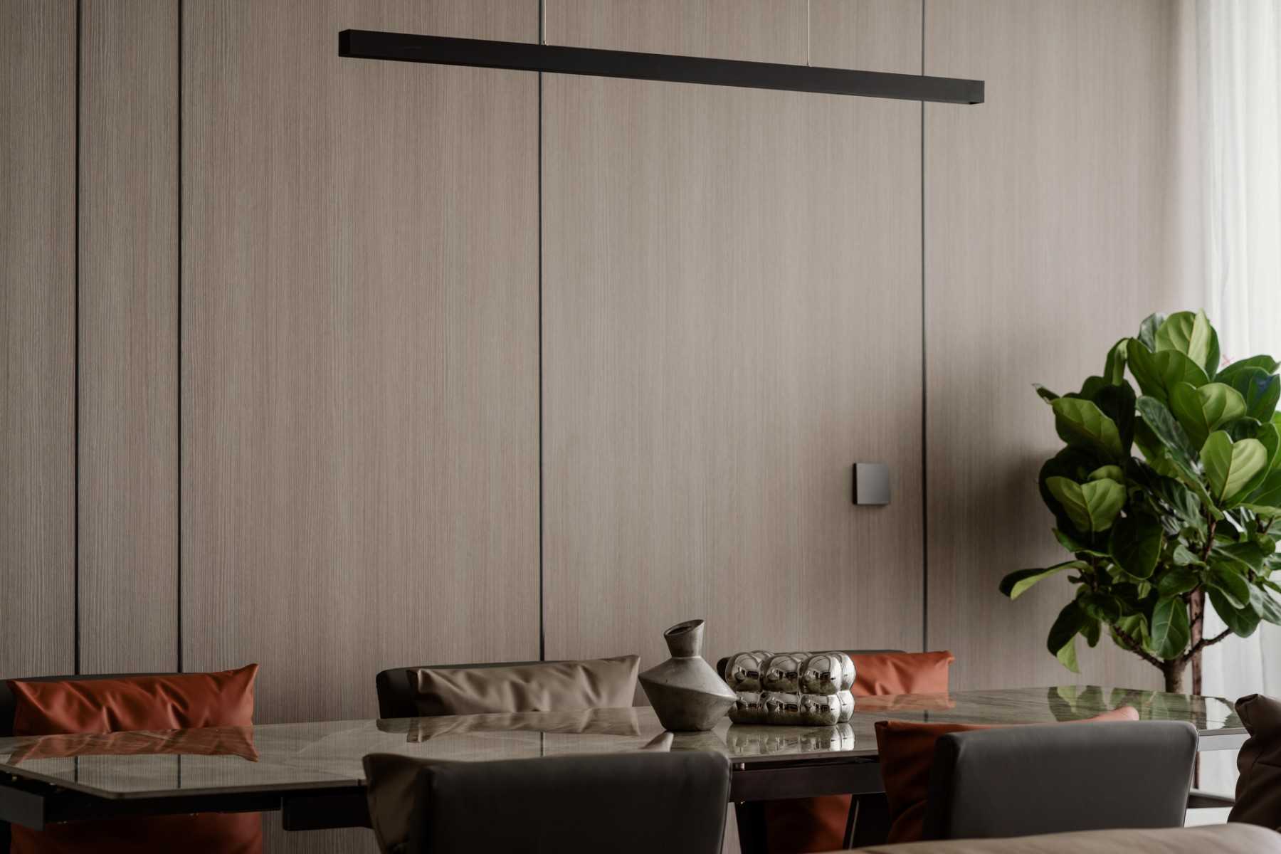Modern Dining Room with Dining Table and Dining Chairs