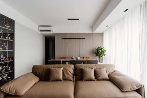 Modern Living Room at 81 West Coast Drive