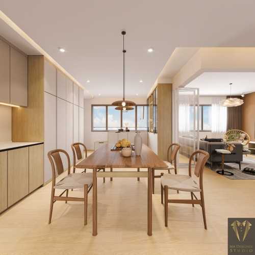 Scandinavian Living Room at toh yi drive