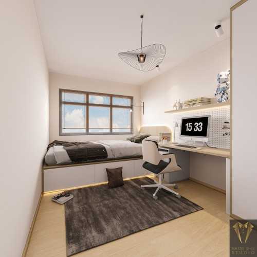 Scandinavian Bedroom at toh yi drive