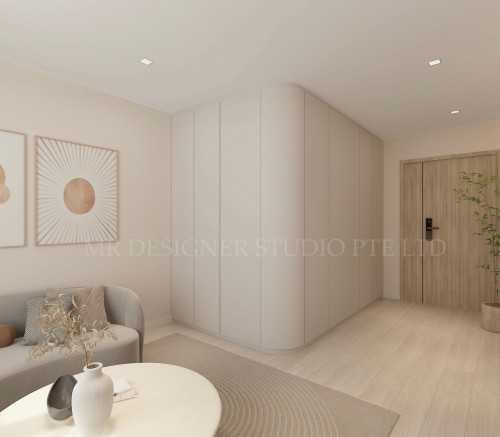 Minimalist Entryway at Tampines 638C