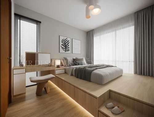 Scandinavian Bedroom at anchorvale belle waters