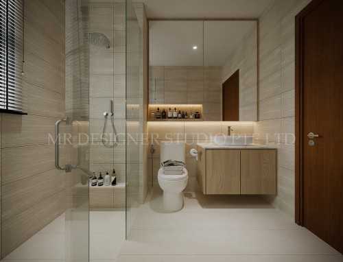 Scandinavian Bathroom at anchorvale belle waters