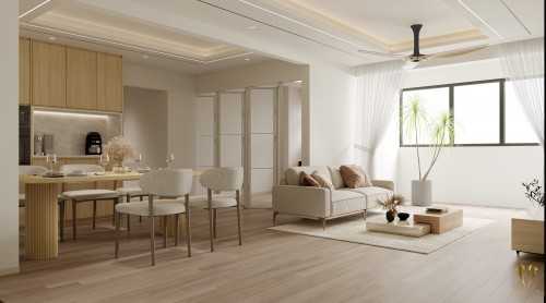 Scandinavian Living Room at Choa chu kang 762