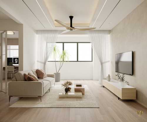 Scandinavian Living Room at Choa chu kang 762