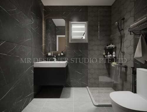 Scandinavian Bathroom at yishun 512