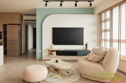 Scandinavian Living Room at 455B AMK St 44
