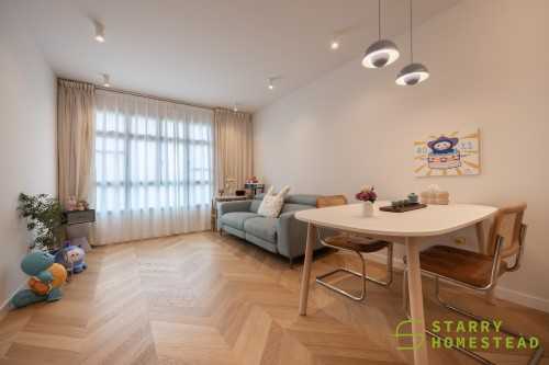 Minimalist Living Room at 96B Henderson Road
