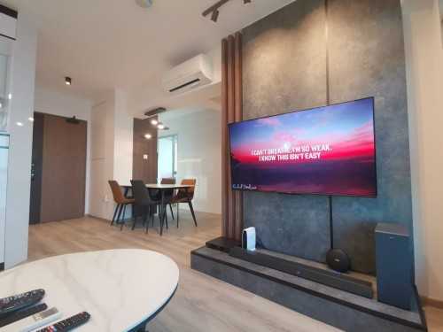 Scandinavian Living Room at Northshores