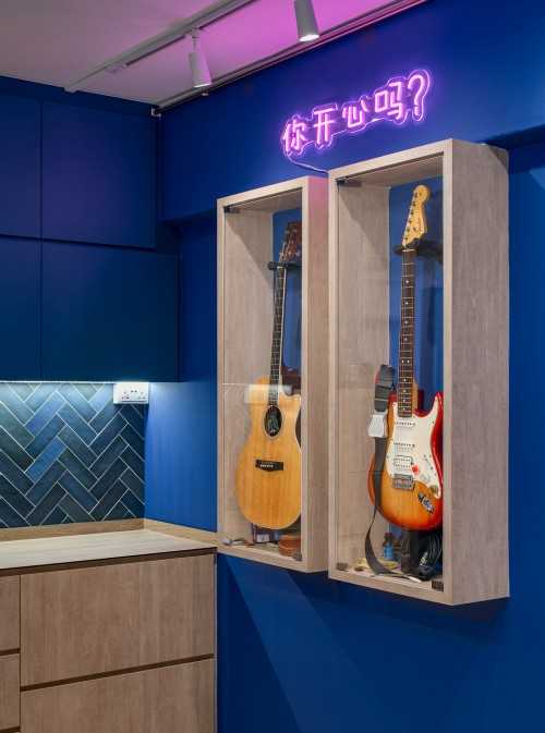 Eclectic Living Room at hougang 696