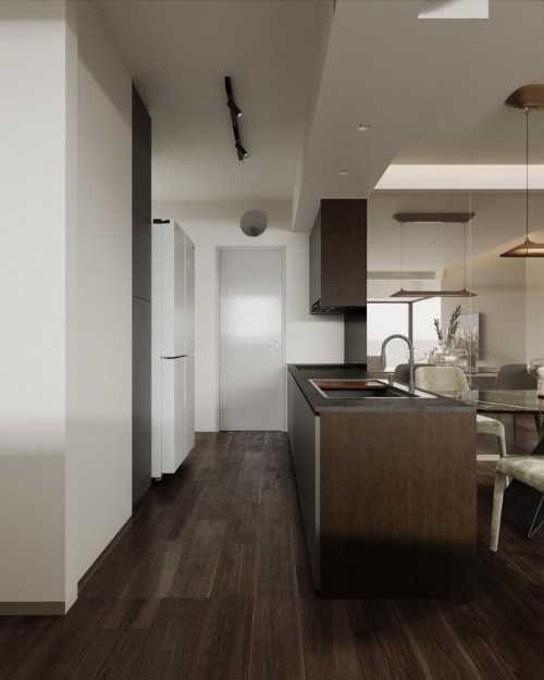 Contemporary Living Room at yishun 466a