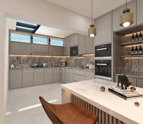 Contemporary Kitchen at Changi lorong 104