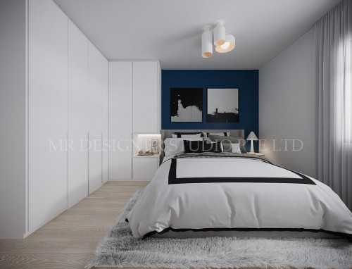 Scandinavian Bedroom at dover cresent
