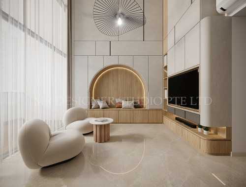 Scandinavian Living Room at The glades