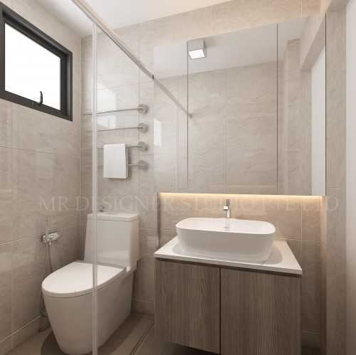 Contemporary Bathroom at woodlands 437