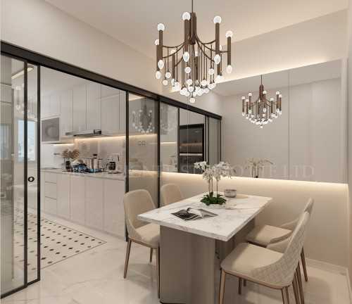 Contemporary Kitchen at woodlands 437