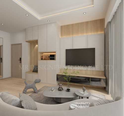 Scandinavian Living Room at The terrace