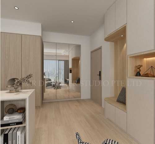 Scandinavian Living Room at The terrace