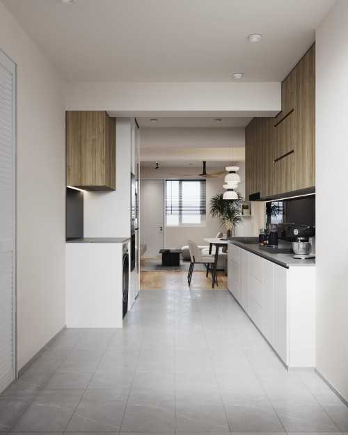 Modern Kitchen at Toa pa yoh