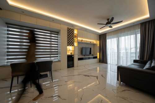 Modern Living Room at Yio Chu Kang | Fontaine Parry