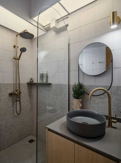 Scandinavian Bathroom at 462 Sengkang West Way