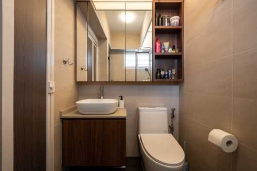 Scandinavian Bathroom at Holland Drive