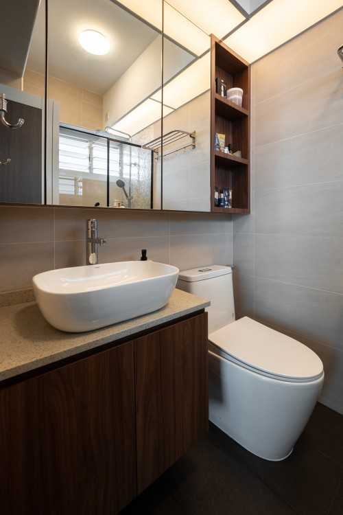 Scandinavian Bathroom at Holland Drive