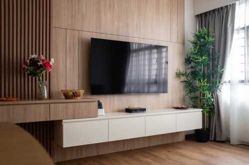 Scandinavian Living Room at Holland Drive
