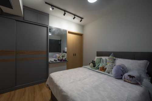 Scandinavian Bedroom at Sengkang | Fernvale Glades