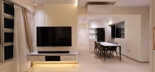 Minimalist Living Room at Jalan Satu