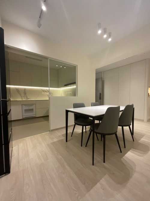 Minimalist Dining Room at Jalan Satu