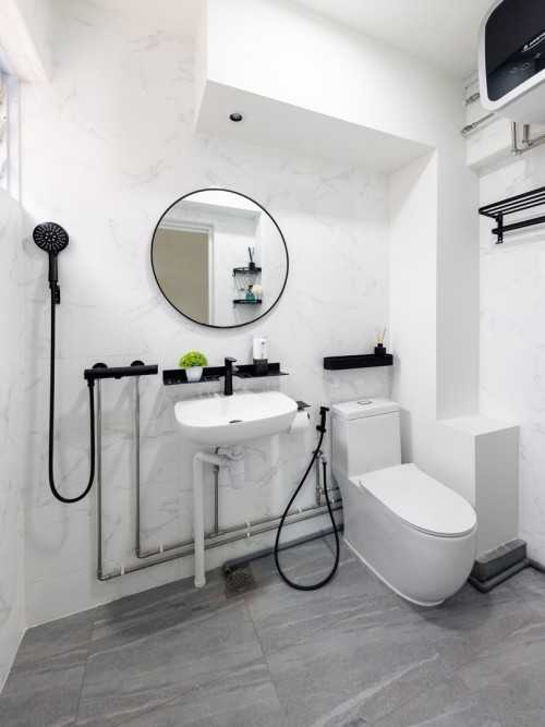 Scandinavian Bathroom at Bishan Street 23