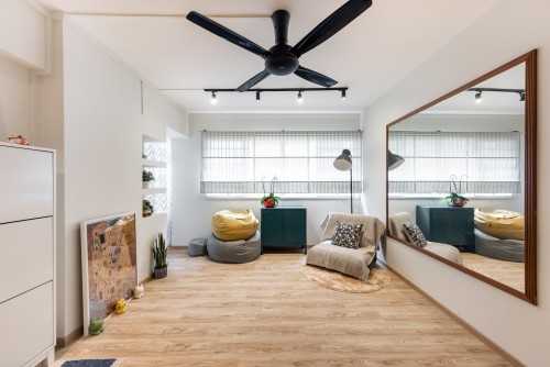 Scandinavian Hallway at Bishan Street 23
