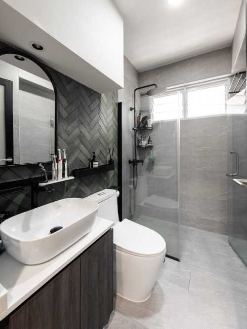 Scandinavian Bathroom at Bishan Street 23