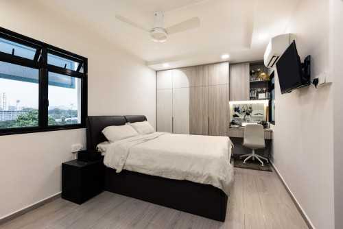 Modern Bedroom at Stirling Road