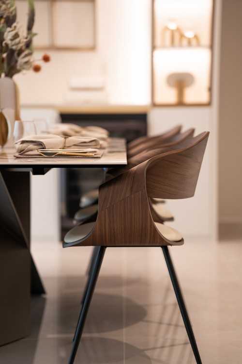 Minimalist Dining Room at Rochester Residences