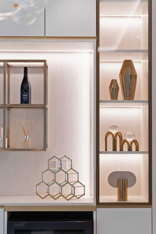 Minimalist Dining Room at Rochester Residences