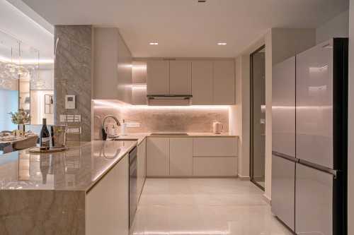 Minimalist Kitchen at Rochester Residences