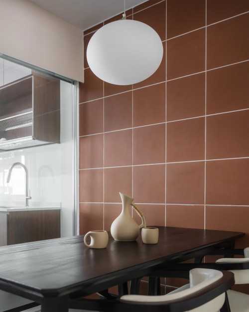 Contemporary Dining Room at 210 Ang Mo Kio