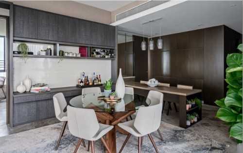 Contemporary Dining Room at 100 Kim Seng Road, Singapore