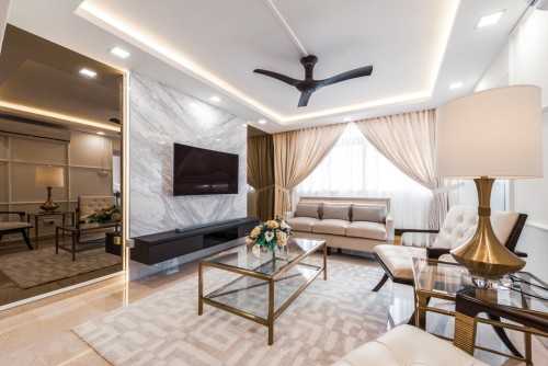 Modern Living Room at Yung Ping Road