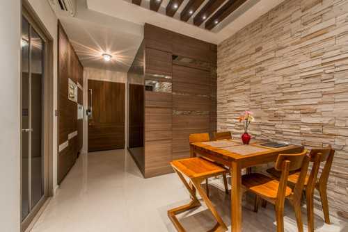 Contemporary Dining Room at Canberra Residences