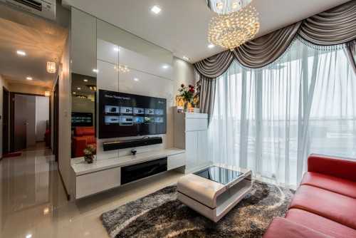 Modern Living Room at 1 Canberra
